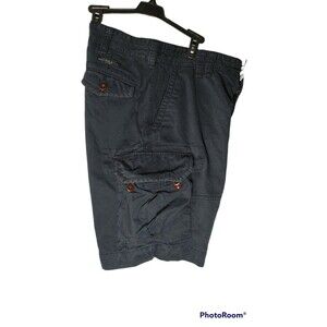Polo Ralph Lauren 10.5 Classic Fit Chino Navy Hiking Fishing Cargo Shorts 36